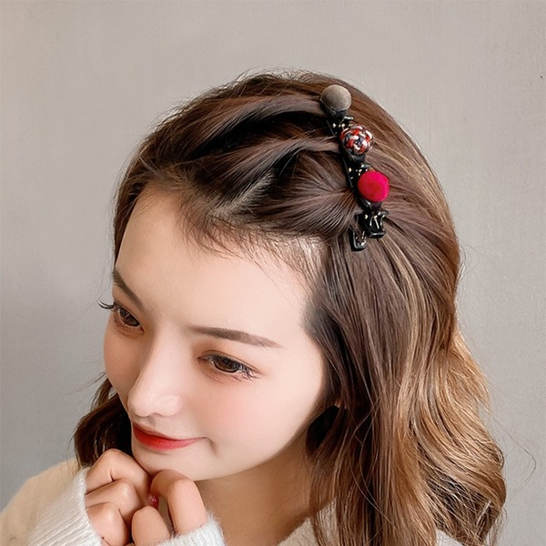 wholesale small fragrance braided hair clips JDC-HC-i401 Hair Clips 溪南 Wholesale Jewelry JoyasDeChina Joyas De China