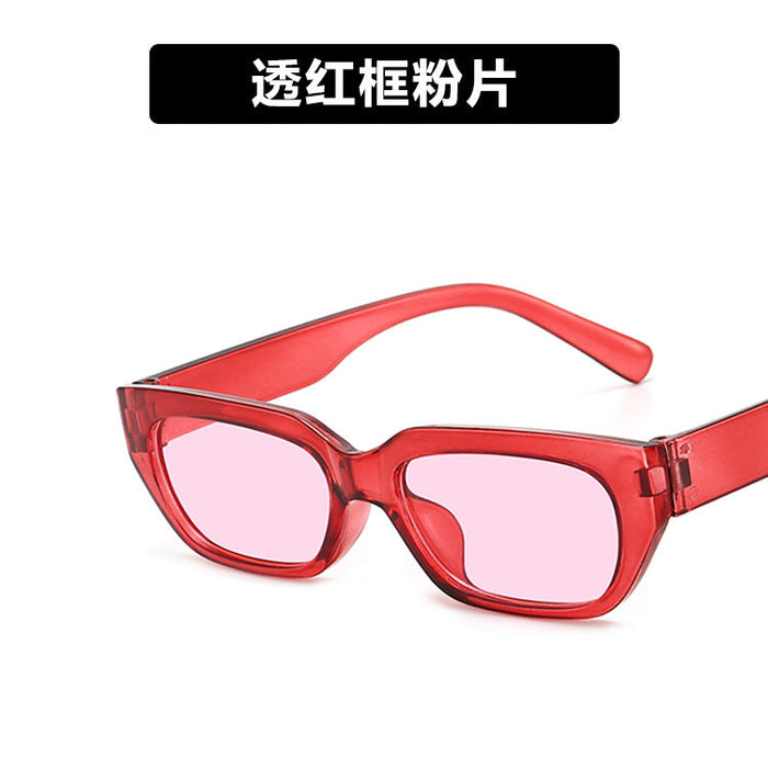Wholesale small frame cat eye resin lens sunglasses JDC-SG-GSKD034 Sunglasses JoyasDeChina red As shown Wholesale Jewelry JoyasDeChina Joyas De China