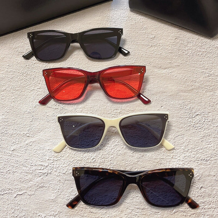 Wholesale small frame cat's eye red fashion sunglasses JDC-SG-JinF038 Sunglasses 季丰 Wholesale Jewelry JoyasDeChina Joyas De China