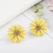 Wholesale small fresh chrysanthemum flower earrings JDC-NE-b149 earrings JoyasDeChina Yellow Wholesale Jewelry JoyasDeChina Joyas De China