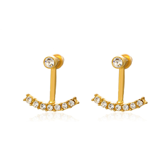 Wholesale smile alloy earrings JDC-ES-D579 Earrings JoyasDeChina gold Wholesale Jewelry JoyasDeChina Joyas De China