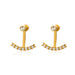 Wholesale smile alloy earrings JDC-ES-D579 Earrings JoyasDeChina gold Wholesale Jewelry JoyasDeChina Joyas De China