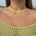 Wholesale Smiley Single Layer Necklace JDC-NE-KJ178 necklaces JoyasDeChina Wholesale Jewelry JoyasDeChina Joyas De China