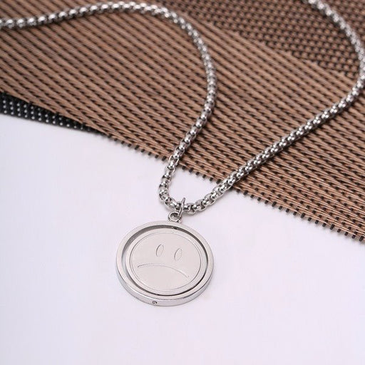 Wholesale Smiley Titanium Steel Sweater Chain JDC-NE-ChenY006 Necklaces 晨远 Wholesale Jewelry JoyasDeChina Joyas De China
