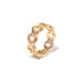 Wholesale smiley zircon copper rings JDC-RS-TC012 Rings JoyasDeChina 3 adjustable Wholesale Jewelry JoyasDeChina Joyas De China