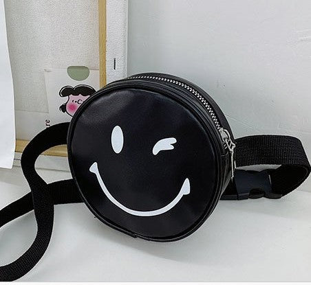 Wholesale smiling face children's bag JDC-CB-GSKR001 Shoulder Bags JoyasDeChina black Wholesale Jewelry JoyasDeChina Joyas De China