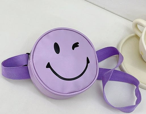 Wholesale smiling face children's bag JDC-CB-GSKR001 Shoulder Bags JoyasDeChina purple Wholesale Jewelry JoyasDeChina Joyas De China