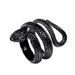 Wholesale Snake Python Titanium Steel Rings JDC-RS-XJD001 Rings 鑫晶达 black 7 Wholesale Jewelry JoyasDeChina Joyas De China