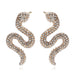 Wholesale Snake Shape Alloy Earrings JDC-ES-JQ-009 Earrings 佳琪 gold Wholesale Jewelry JoyasDeChina Joyas De China