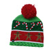 Wholesale Snowman wool knitted hat JDC-FH-GSYH094 FashionHat 予画 Green red Average code Wholesale Jewelry JoyasDeChina Joyas De China