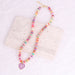 Wholesale Soft Ceramic Colored Boho Necklace JDC-NE-Bingm016 necklaces 冰萌 4# purple Wholesale Jewelry JoyasDeChina Joyas De China