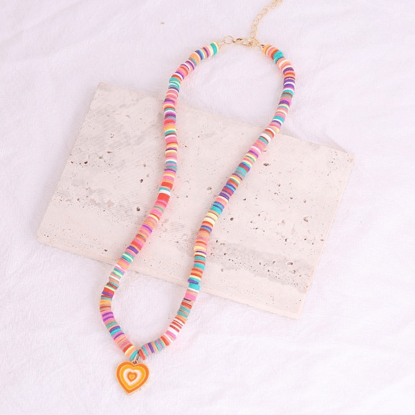 Wholesale Soft Ceramic Colored Boho Necklace JDC-NE-Bingm016 necklaces 冰萌 Wholesale Jewelry JoyasDeChina Joyas De China