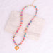 Wholesale Soft Ceramic Colored Boho Necklace JDC-NE-Bingm016 necklaces 冰萌 6#orange Wholesale Jewelry JoyasDeChina Joyas De China