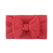Wholesale soft jacquard nylon bow headband for children JDC-HD-ML008 Headband JoyasDeChina 18-1664 red Wholesale Jewelry JoyasDeChina Joyas De China