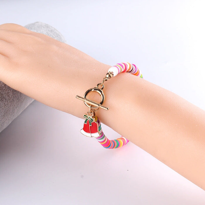 Wholesale soft pottery Christmas bracelet JDC-BT-WB002 Bracelet 文贝 1 Wholesale Jewelry JoyasDeChina Joyas De China