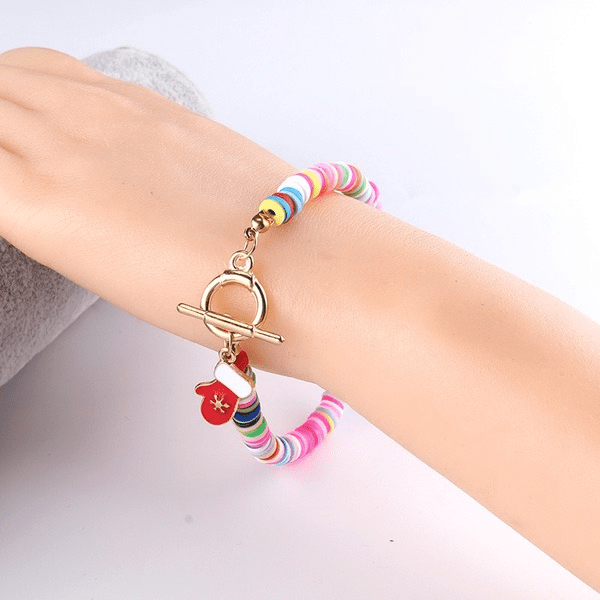 Wholesale soft pottery Christmas bracelet JDC-BT-WB002 Bracelet 文贝 Wholesale Jewelry JoyasDeChina Joyas De China