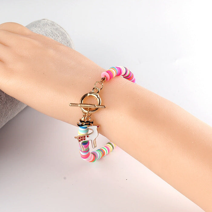 Wholesale soft pottery Christmas bracelet JDC-BT-WB002 Bracelet 文贝 3 Wholesale Jewelry JoyasDeChina Joyas De China