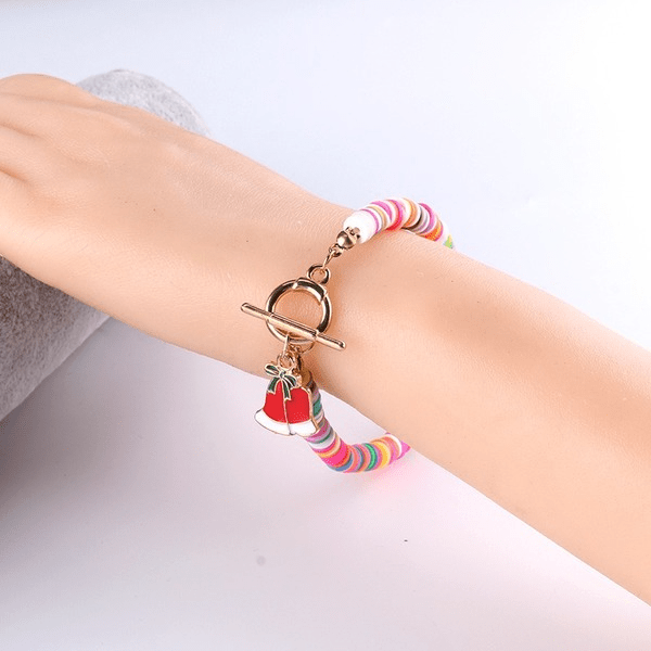 Wholesale soft pottery Christmas bracelet JDC-BT-WB002 Bracelet 文贝 Wholesale Jewelry JoyasDeChina Joyas De China