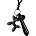 Wholesale soft rubber lovely Balloon Dog keychains JDC-KC-HTU009 Keychains 哈图 Black bell Wholesale Jewelry JoyasDeChina Joyas De China