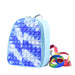 Wholesale soft silicone schoolbag JDC-BP-SZQL001 Shoulder Bags 潜乐 White blue + blue Wholesale Jewelry JoyasDeChina Joyas De China