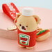 Wholesale Soft Teddy Food Keychain JDC-KC-WS142 Keychains 围颂 6 1 Wholesale Jewelry JoyasDeChina Joyas De China
