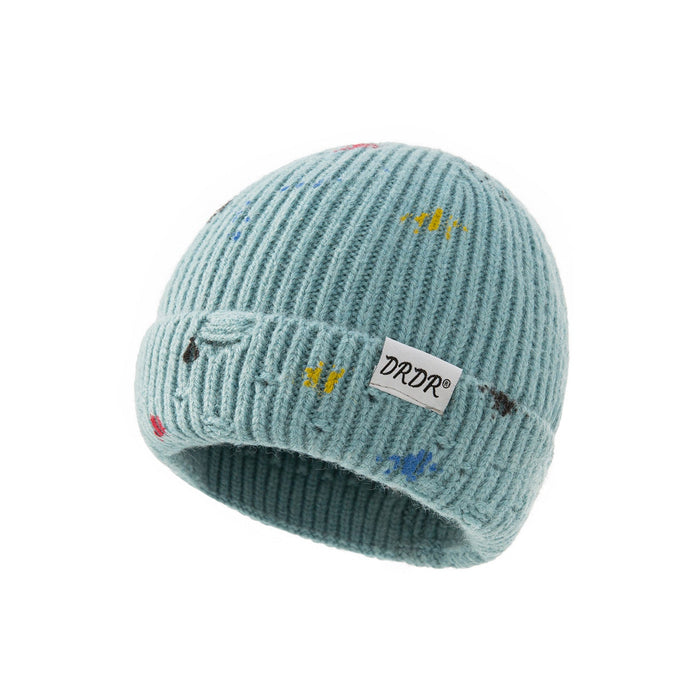 Wholesale solid color acrylic children's hat JDC-FH-XB-026 FashionHat 小贝 blue Wholesale Jewelry JoyasDeChina Joyas De China