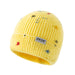 Wholesale solid color acrylic children's hat JDC-FH-XB-026 FashionHat 小贝 yellow Wholesale Jewelry JoyasDeChina Joyas De China