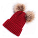Wholesale solid color acrylic children's hat JDC-FH-XB-034 FashionHat 小贝 red Wholesale Jewelry JoyasDeChina Joyas De China