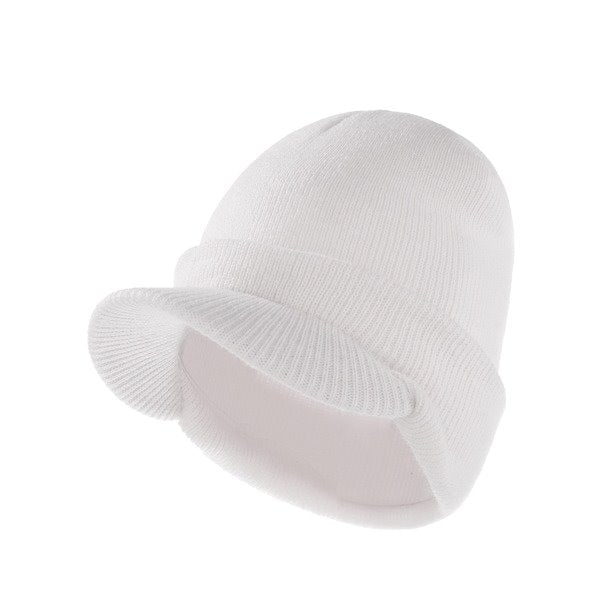 Wholesale solid color acrylic children's white hat JDC-FH-XB-031 FashionHat 小贝 Wholesale Jewelry JoyasDeChina Joyas De China
