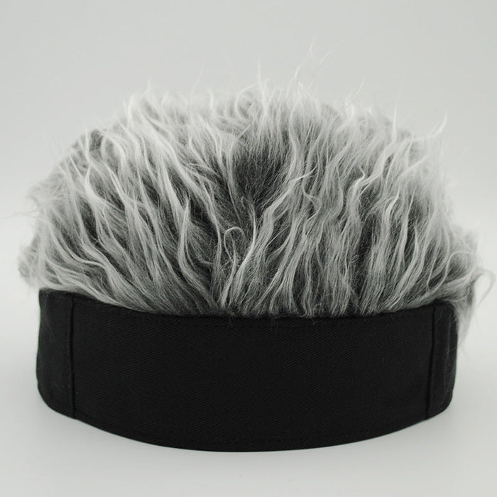 Wholesale solid color cotton wig hat JDC-FH-GSSS001 Fashionhat JoyasDeChina Black + grey M 56-58cm Wholesale Jewelry JoyasDeChina Joyas De China