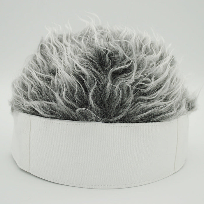 Wholesale solid color cotton wig hat JDC-FH-GSSS001 Fashionhat JoyasDeChina White + grey M 56-58cm Wholesale Jewelry JoyasDeChina Joyas De China