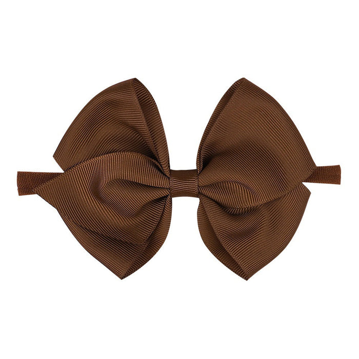 Wholesale solid color fabric Butterfly Hair Scrunchies JDC-HS-YL048 Hair Scrunchies JoyasDeChina B Color Wholesale Jewelry JoyasDeChina Joyas De China