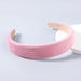 Wholesale solid color flannel wide edge sponge headband JDC-HD-JL018 Headband JoyasDeChina pink Wholesale Jewelry JoyasDeChina Joyas De China
