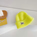 Wholesale solid color label wool hat JDC-FH-LH039 FashionHat 旅禾 Fluorescent yellow Wholesale Jewelry JoyasDeChina Joyas De China