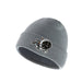Wholesale solid color labeled acrylic hat JDC-FH-XB-029 FashionHat 小贝 grey Wholesale Jewelry JoyasDeChina Joyas De China