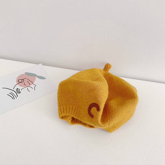 Wholesale solid color letter children's wool hat JDC-FH-LH048 FashionHat 旅禾 Ginger Wholesale Jewelry JoyasDeChina Joyas De China