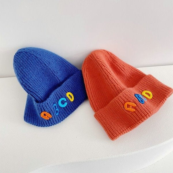 Wholesale solid color letter children's wool hat JDC-FH-LH061 FashionHat 旅禾 Wholesale Jewelry JoyasDeChina Joyas De China