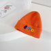 Wholesale solid color letter children's wool hat JDC-FH-LH061 FashionHat 旅禾 bright orange Wholesale Jewelry JoyasDeChina Joyas De China