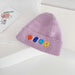 Wholesale solid color letter children's wool hat JDC-FH-LH061 FashionHat 旅禾 light purple Wholesale Jewelry JoyasDeChina Joyas De China