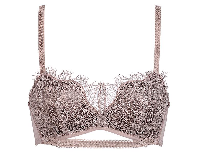 Bulk Jewelry Wholesale solid color nylon lace gathered without rims Bralettes JDC-Bra-ADM024 Wholesale factory from China YIWU China