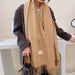 Wholesale solid color scarf JDC-SF-GSCM007 scarf JoyasDeChina Camel color 180*60 Wholesale Jewelry JoyasDeChina Joyas De China