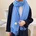 Wholesale solid color scarf JDC-SF-GSCM007 scarf JoyasDeChina Sky blue 180*60 Wholesale Jewelry JoyasDeChina Joyas De China