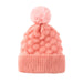 Wholesale solid color special yarn children's hat JDC-FH-XB-002 FashionHat 小贝 pink Wholesale Jewelry JoyasDeChina Joyas De China