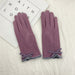Wholesale solid color warm cashmere ladies gloves JDC-GS-BX-008 Gloves 伯循 purple one size Wholesale Jewelry JoyasDeChina Joyas De China