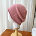 Wholesale solid color wool knitted hat JDC-FH-NLS002 Fashionhat 倪罗诗 pink 55-60cm Wholesale Jewelry JoyasDeChina Joyas De China