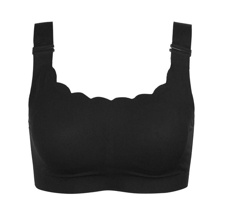Bulk Jewelry Wholesale solid-colored nylon double-sided hit-and-run Bralettes JDC-Bra-ADM019 Wholesale factory from China YIWU China