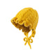 Wholesale solid Wool children hat JDC-FH-XB-016 FashionHat 小贝 yellow Wholesale Jewelry JoyasDeChina Joyas De China