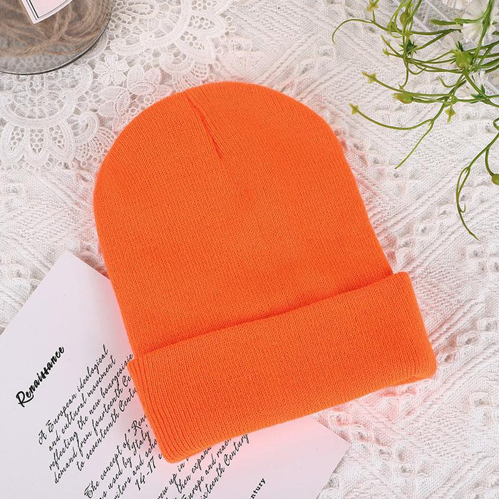 Wholesale solid wool hat pack of 2 JDC-FH-TZ003 Fashionhat JoyasDeChina Fluorescent orange MINIMUM 2 One size Wholesale Jewelry JoyasDeChina Joyas De China