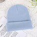 Wholesale solid wool hat pack of 2 JDC-FH-TZ003 Fashionhat JoyasDeChina lake blue MINIMUM 2 One size Wholesale Jewelry JoyasDeChina Joyas De China