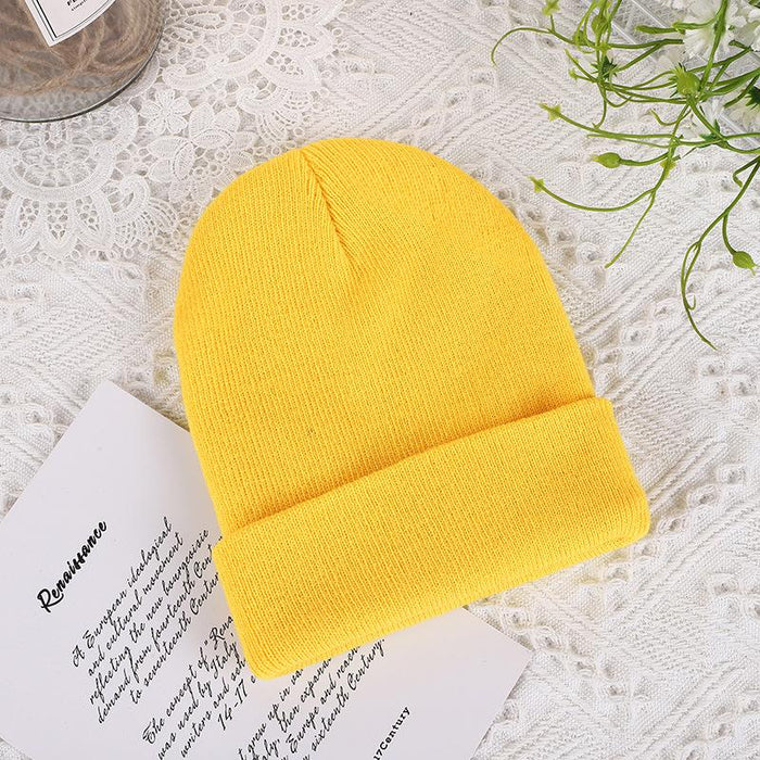 Wholesale solid wool hat pack of 2 JDC-FH-TZ003 Fashionhat JoyasDeChina yellow MINIMUM 2 One size Wholesale Jewelry JoyasDeChina Joyas De China